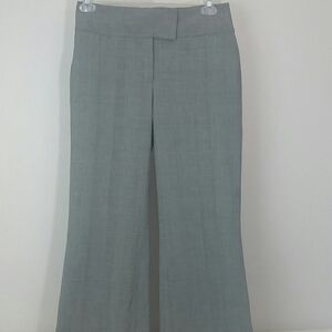 Avenue Black White Plaid Wide Leg Straight Dress Pants Size 10 Workwear